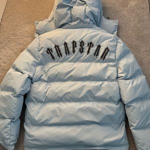 Trapstar Ice Blue Puffer Jacket Size M